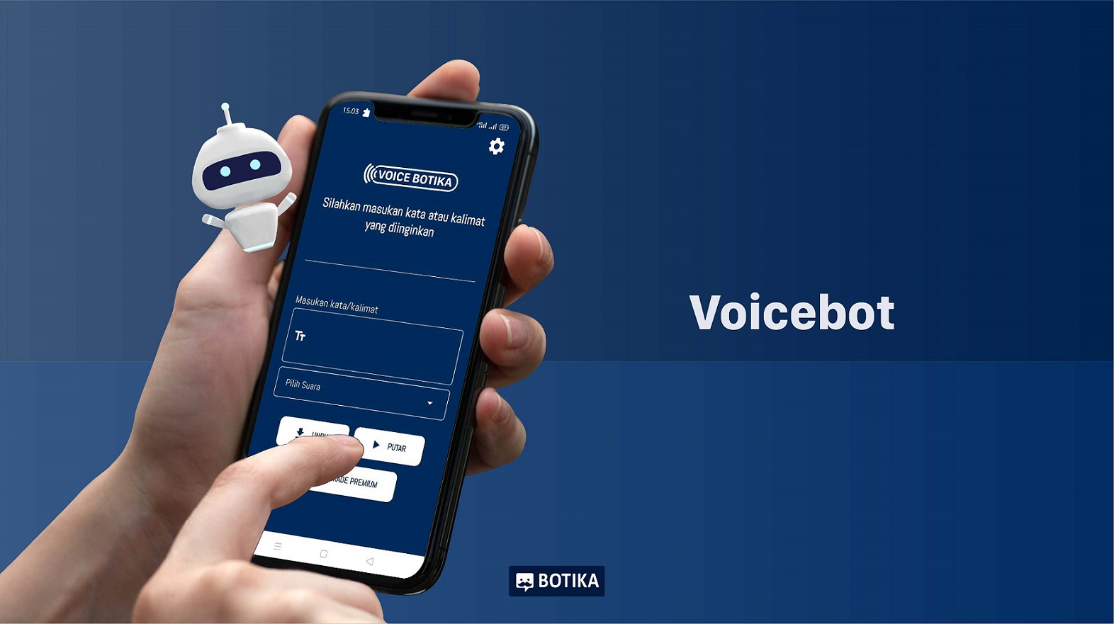Voicebot Layanan Perangkat Lunak Suara Berbasis AI Indonesia