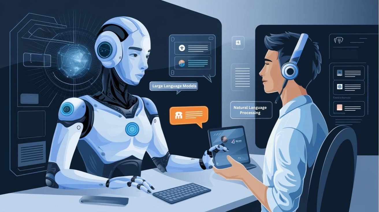 ilustrasi digital human ai yang semakin canggih di masa depan