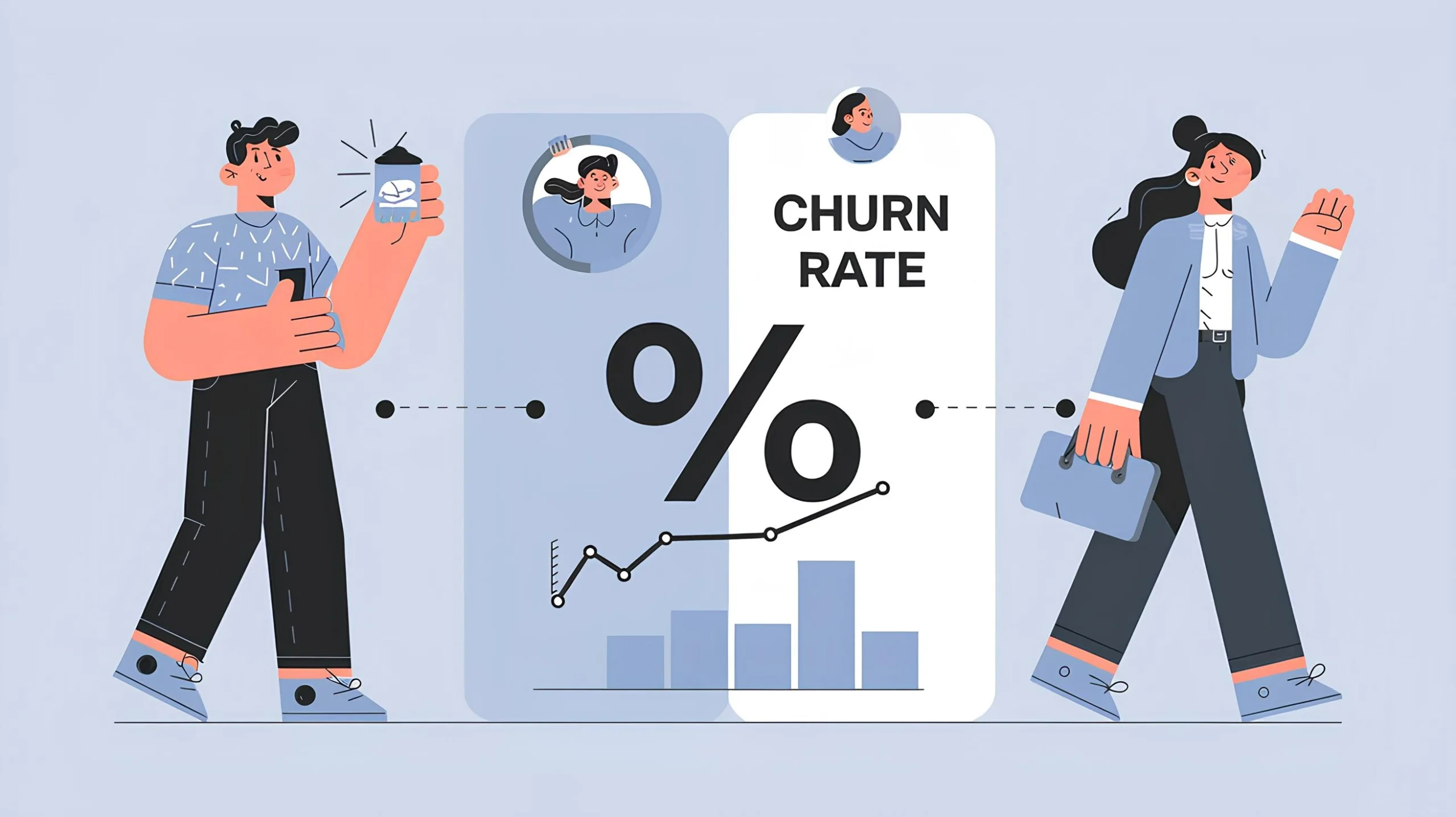 ilustrasi pentingnya churn rate