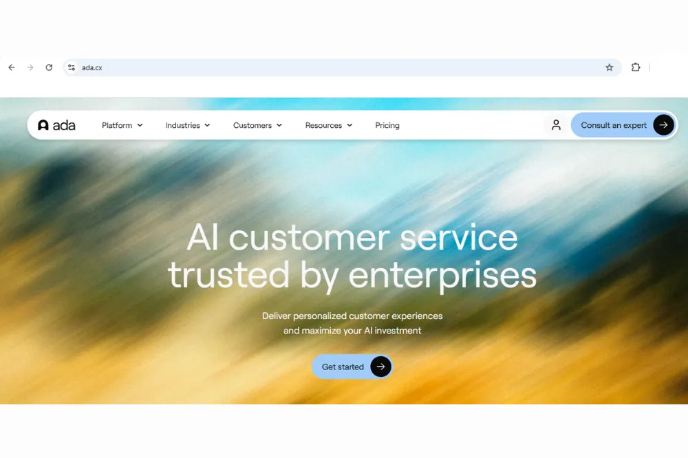 ada cx Aplikasi chatbot ai cs untuk perusahaan besar dengan kebutuhan berskala tinggi