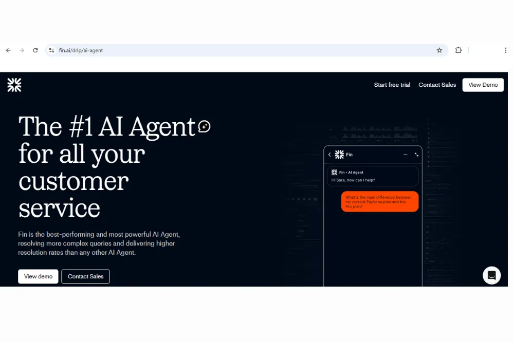 chatbot ai customer service intercom fin terbaik untuk integrasi crm