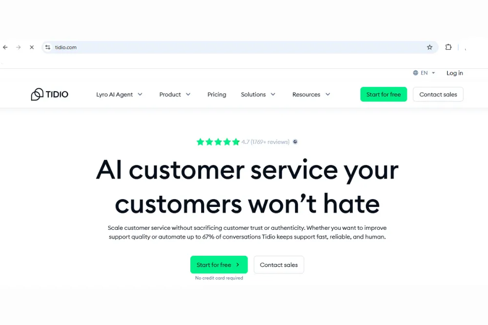 tidio salah satu chatbot ai cs yang menawarkan harga terjangkau