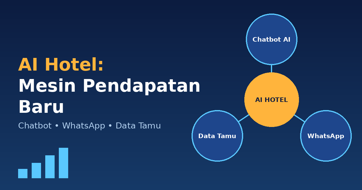 AI hotel menghubungkan chatbot, WhatsApp, dan data tamu untuk meningkatkan pendapatan